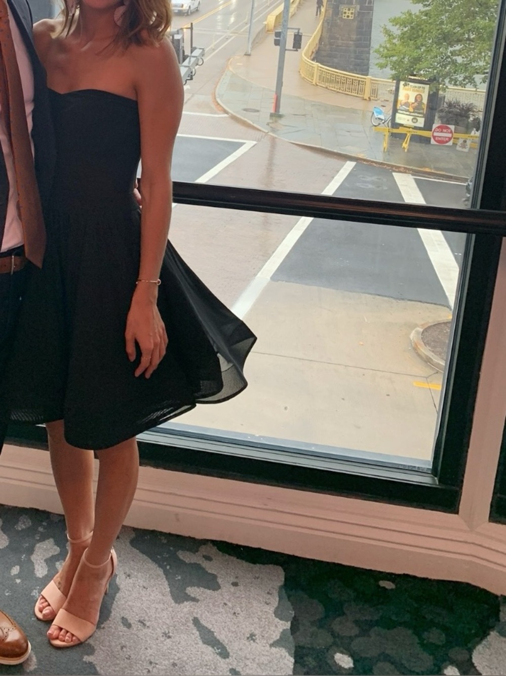 L'ATISTE by Amy Strapless Black Cocktail Dress